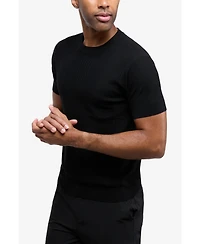 Xray Men's Crew Rib Neck Raised Stripe Sweater