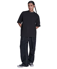 Converse Men's Short-Sleeve Mock Neck T-Shirt