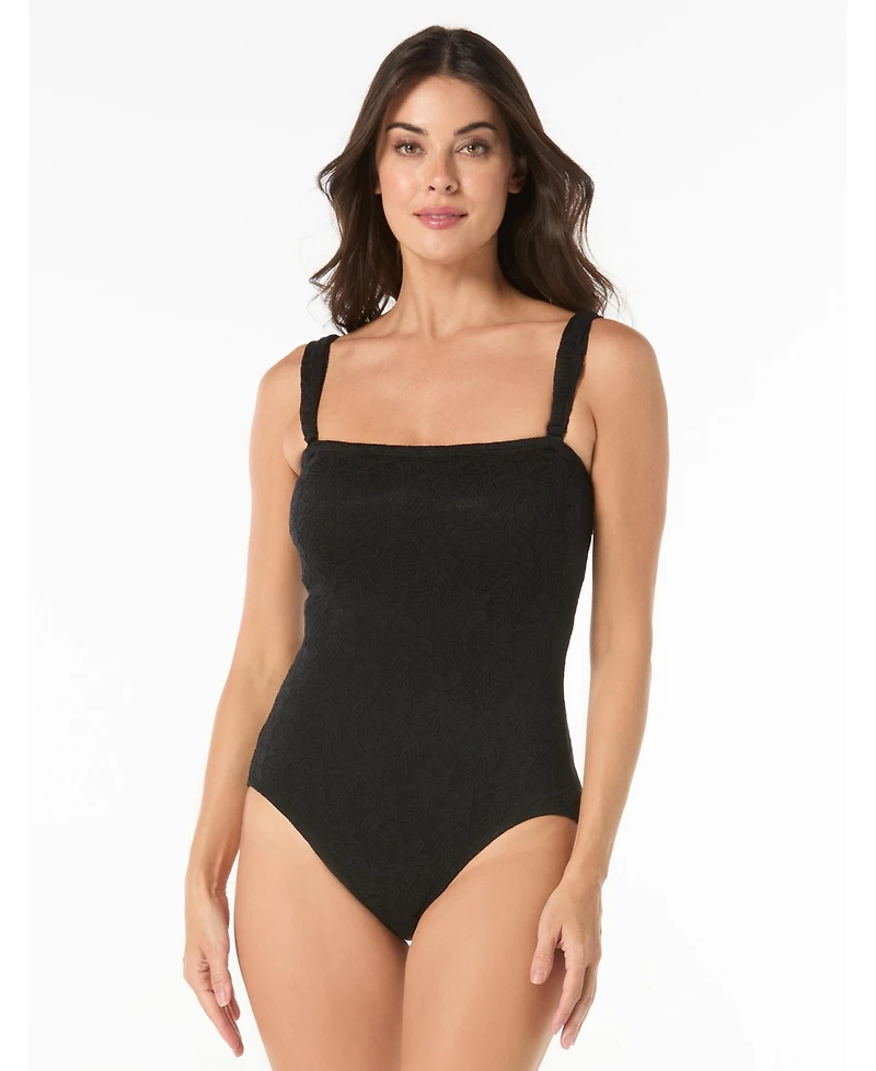 Coco Reef Women's Contours Galena Bandeau Neck One-Piece Swimsuit