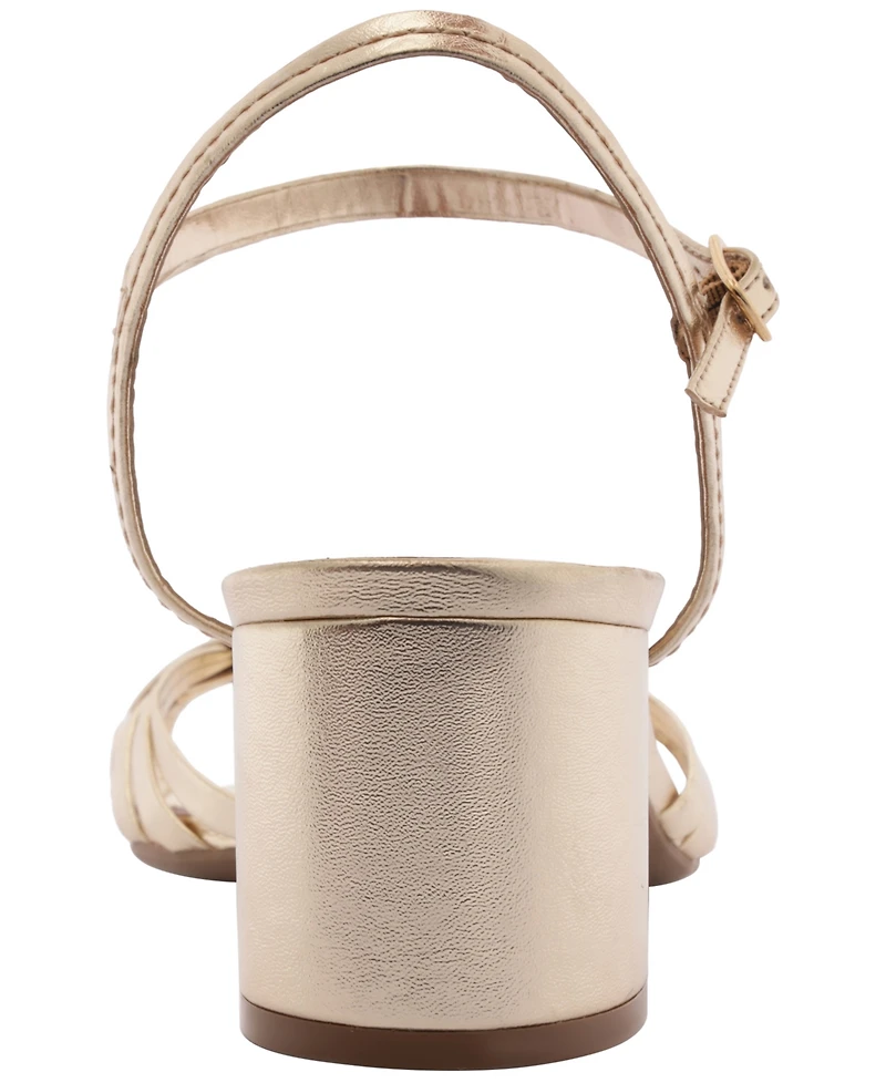 Arezzo Women's Nina Mid Block Heel Sandals