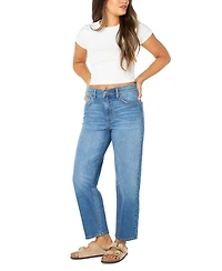 Celebrity Pink Women's Relaxed Straight Fit Jeans