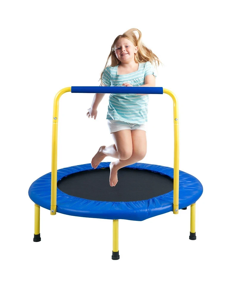 Mecale 3FT Trampoline for Kids Indoor/Outdoor Foldable Baby Toddlers Trampoline