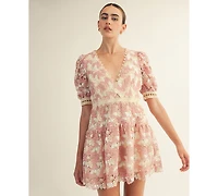 Arose Studio, Inc Women's V-Neck Mini Dress