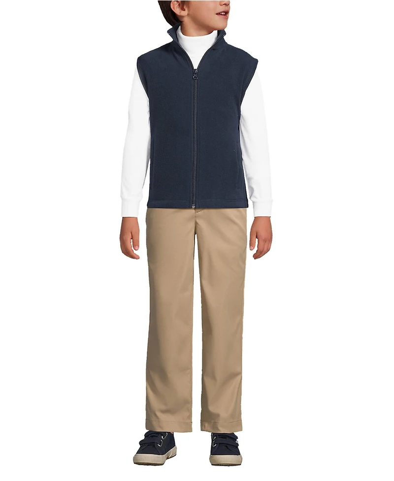 Lands' End Girls Lightweight Fleece Vest