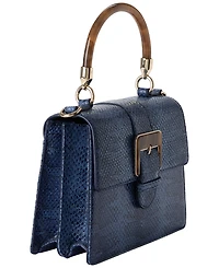 Brahmin Hallie Small Leather Satchel Bag