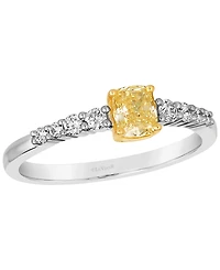 Le Vian sunny yellow diamond (0.45 ct. t.w.) & Vanilla Diamond (0.21 ct. t.w.) Ring in 14k Two-Tone Gold
