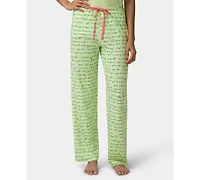 Hue Women's Chalk Dot Printed Mid-Rise Pants