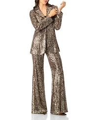 Ivonne Women's Sequin Blazer