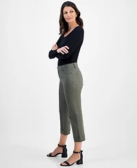 Style & Co Women's Mid-Rise Curvy Capri Jeans, Exclusively at Macy's