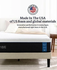 Zinus DreamVibe Essential 12" Hybrid Medium Plush Tight Top Mattress in a Box, Twin Xl
