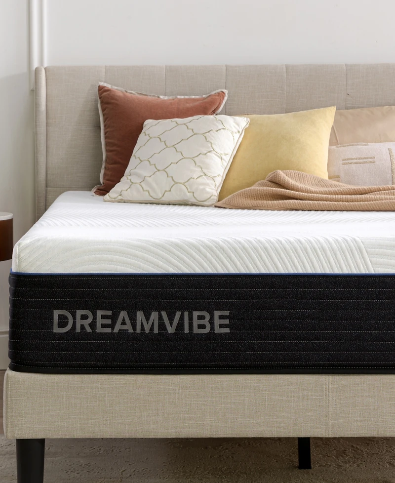 Zinus DreamVibe Essential 12" Hybrid Medium Plush Tight Top Mattress in a Box, Queen