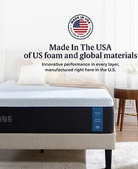 Zinus DreamVibe Deluxe 13" Hybrid Medium Plush Tight Top Mattress in a Box, California King