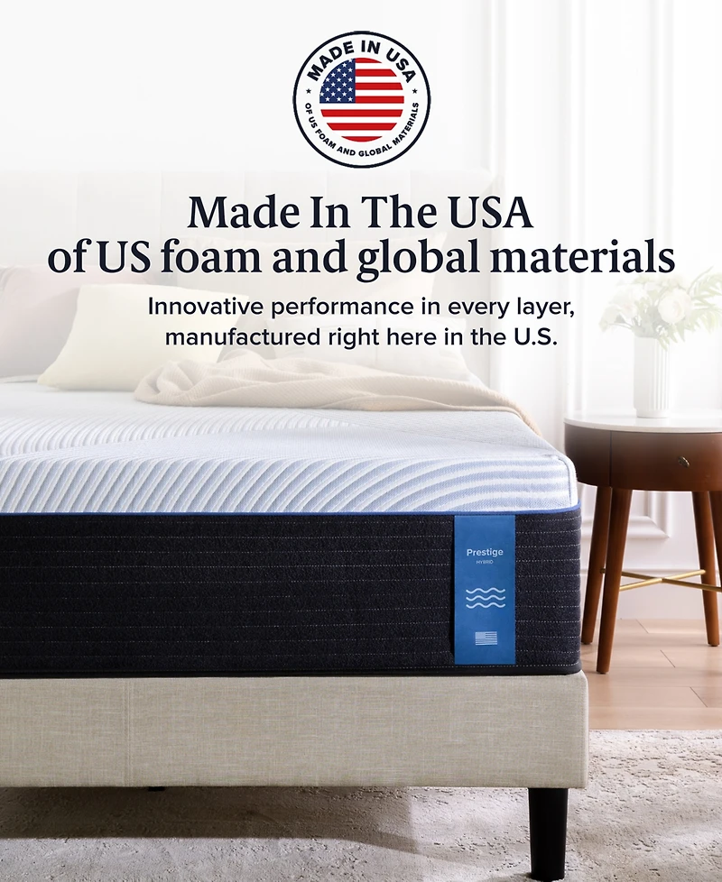 Zinus DreamVibe Prestige 14" Hybrid Medium Plush Tight Top Mattress in a Box, King
