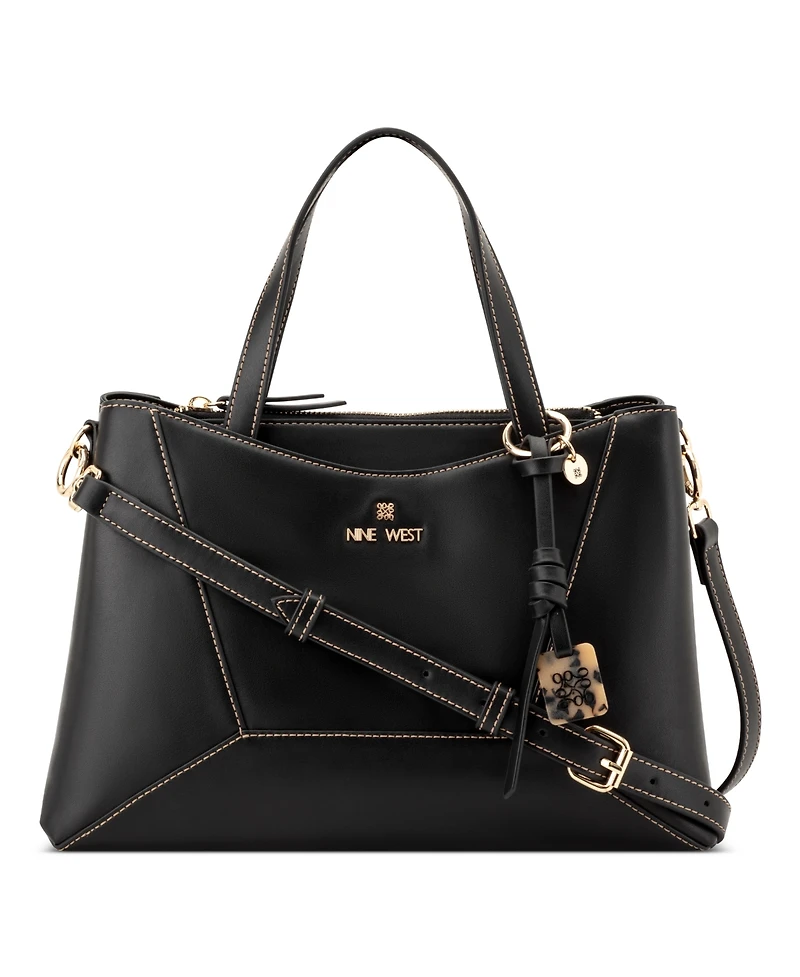 Nine West Deacon Triple Compartment Large Shoulder Bag