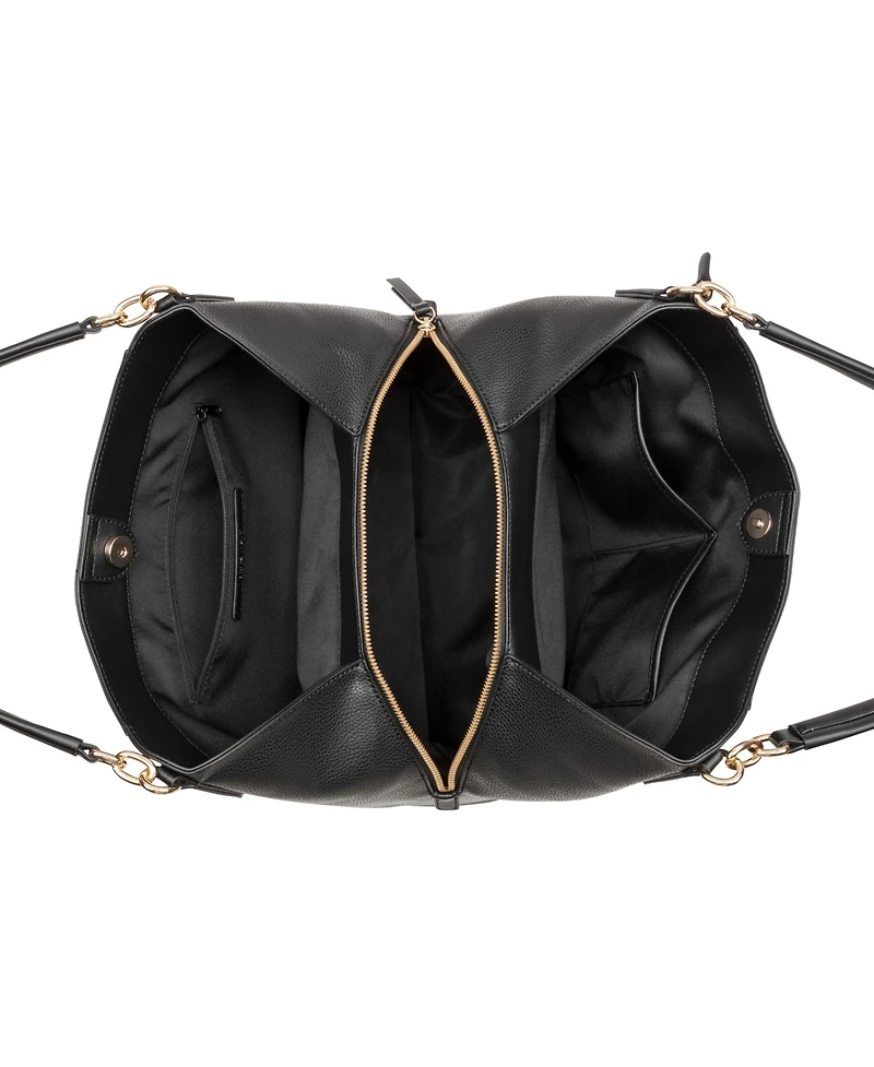 Nine West Deacon Triple Compartment Large Shoulder Bag