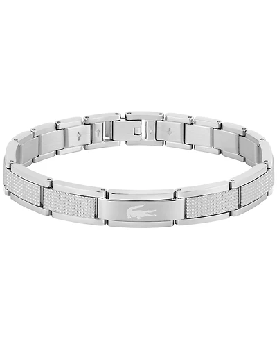 Lacoste Men's Stencil Gold-Tone Stainless Steel Bracelet