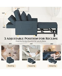 Aecojoy 36" Sleeper Chair, Convertible Chair Bed for Adults, 3-in-1 Pull Out Sofa