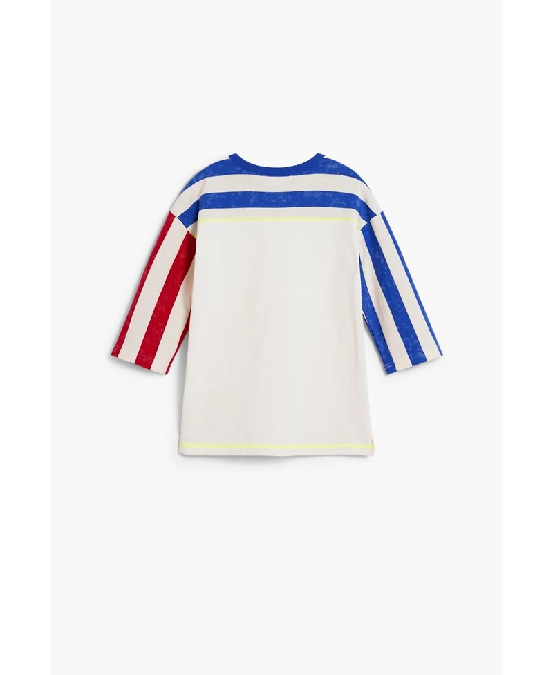 Desigual Boys Boys's Three-quarter sleeve striped t-shirt