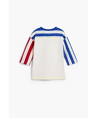 Desigual Boys Boys's Three-quarter sleeve striped t-shirt