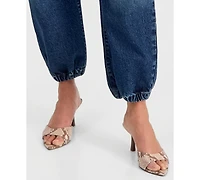 I.n.c. International Concepts Petite High-Rise Barrel Ankle Jeans, Created for Macy's