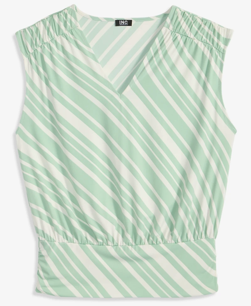 I.n.c. International Concepts Petite Printed Dolman-Sleeve Top, Created for Macy's