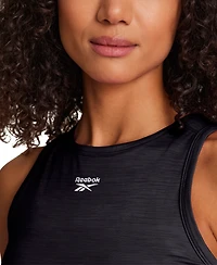 Reebok Women's Marled Crewneck Performance Tank Top