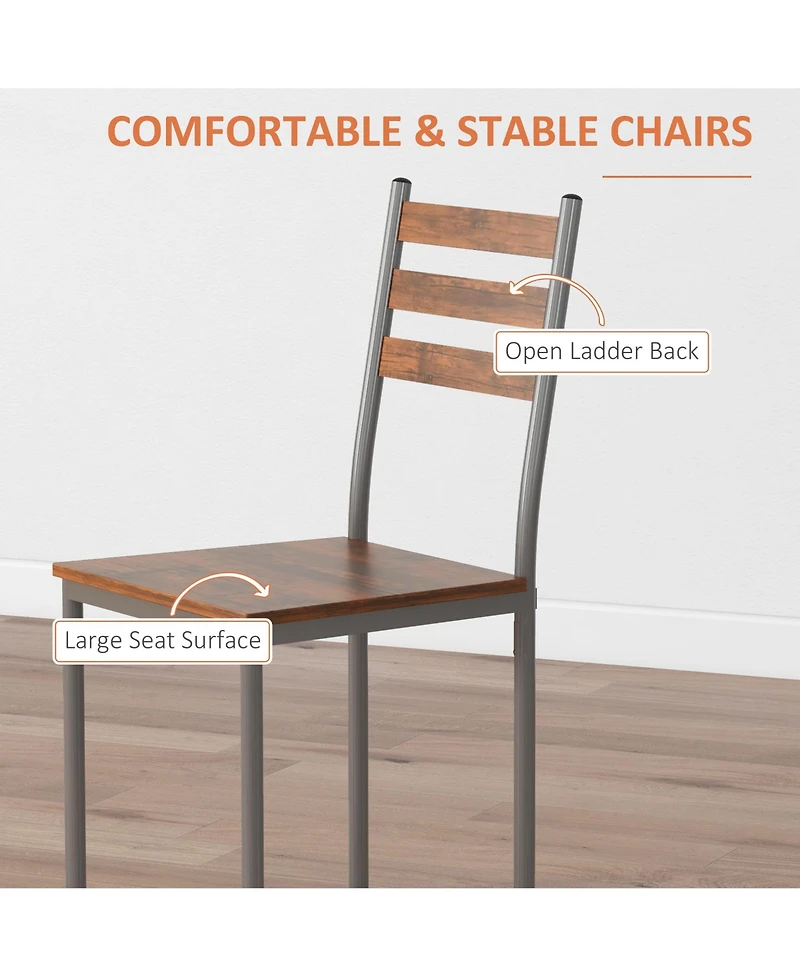 Contemporary Themed Eating Space w/Four Seats For Family Dinners or Bbq's