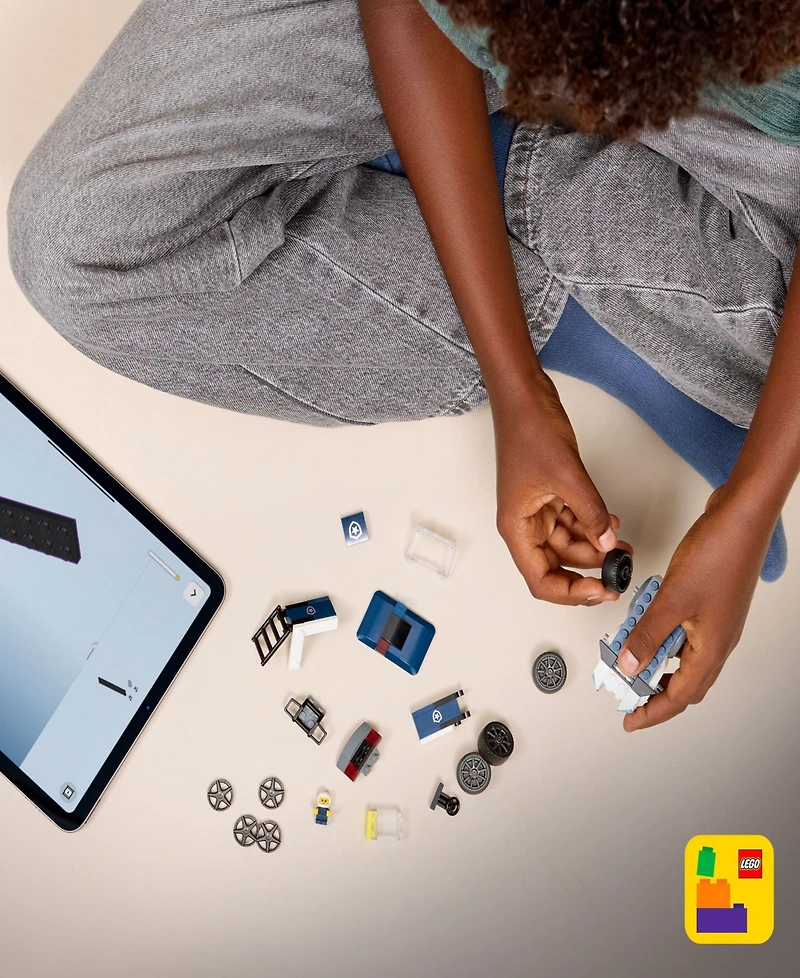 Lego City Rides Police Truck Building Toy 60481, 71 Pieces