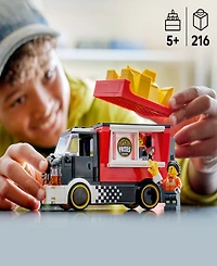 Lego City Fries Food Truck Toy Building Set 60488, 216 Pieces