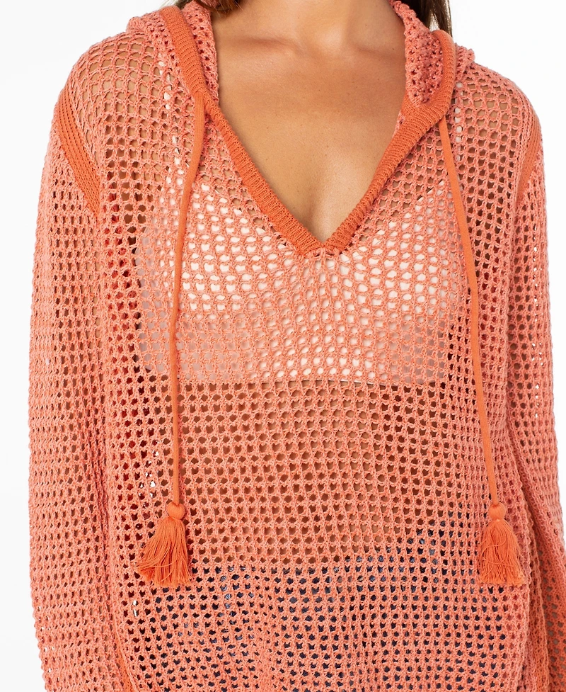 Roxy Juniors' Summer Night Tunic V-Neck Sweater