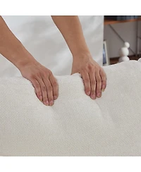 Streamdale Furniture Modular sofa bed with cushions, upholstered in soft chenille fabric. Ivory-l