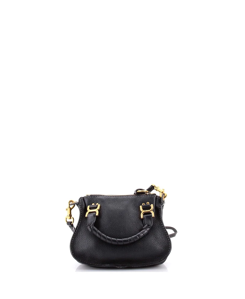 Pre-Owned Chloe Baby Marcie Satchel Leather