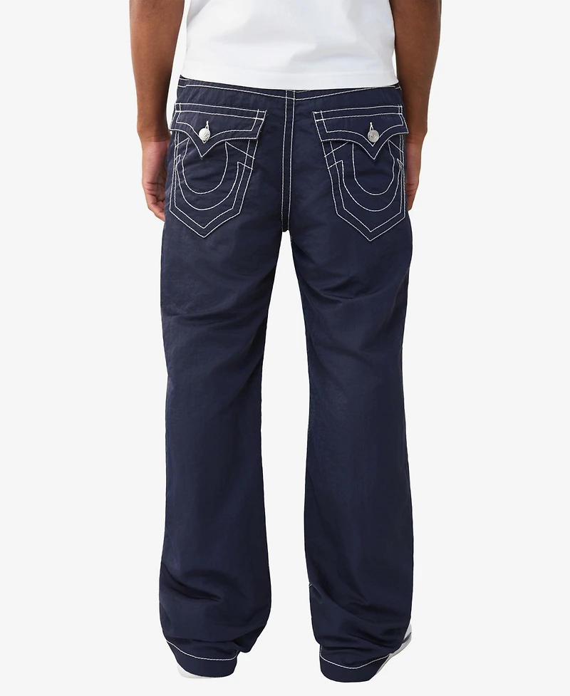 True Religion Men's Vinny Ultra Baggy Big T Flap Pants