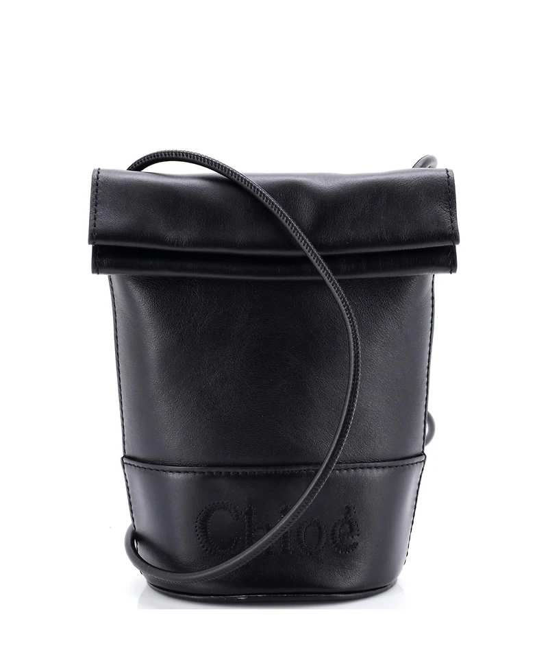 Pre-Owned Chloe Micro Sense Bucket Bag Leather
