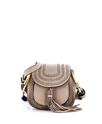 Pre-Owned Chloe Mini Hudson Handbag Whipstitch Leather