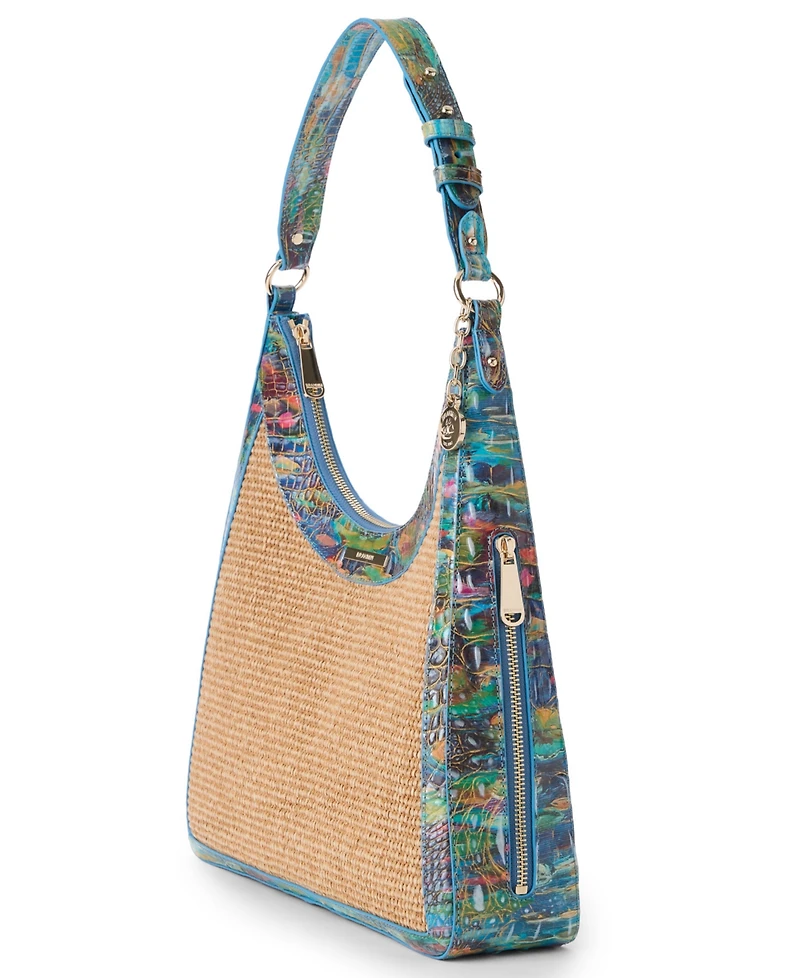 Brahmin Waterlily Abloom Tabitha Medium Shoulder Bag