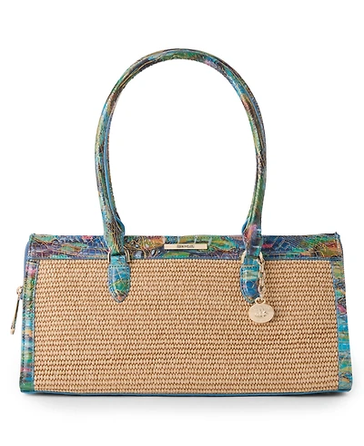Brahmin Waterlily Abloom Sophia Large Shoulder Bag