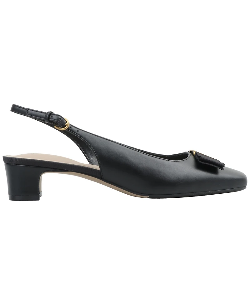 Giani Bernini Women's Battah Slingback Square Toe Pumps, Macy's Exclusive