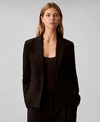 Calvin Klein Women's Slim Notch Lapel Blazer