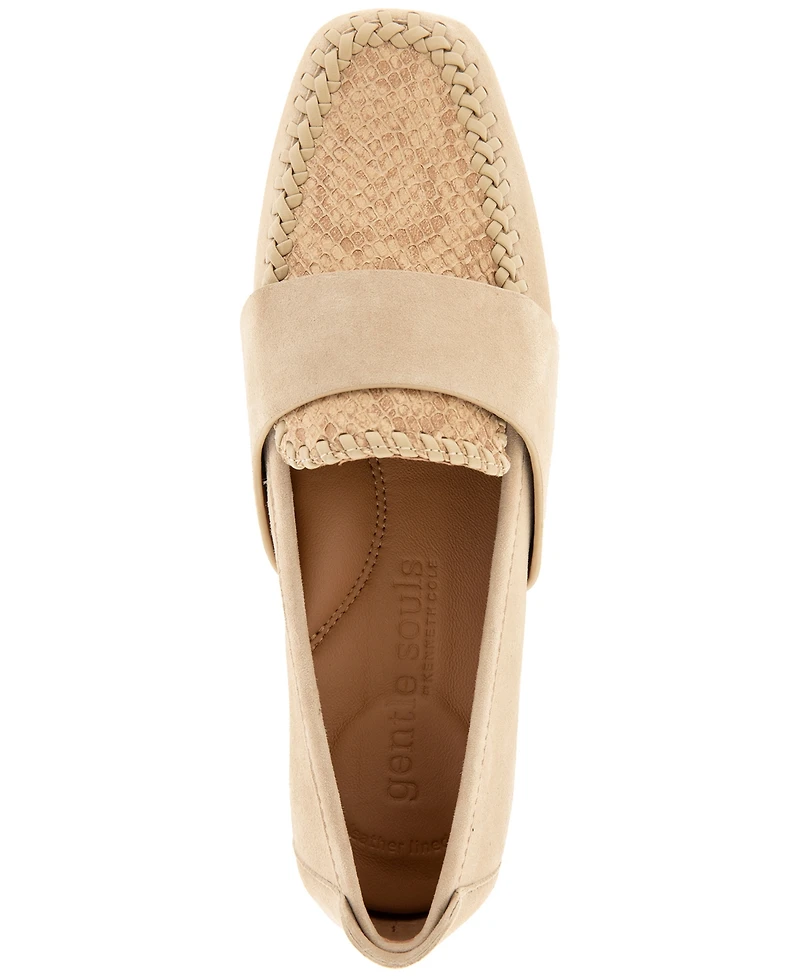Gentle Souls Women's Sandra Braid Detail Slip-On Loafers