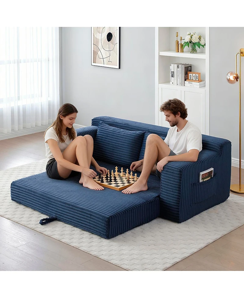 Streamdale Furniture Memory Foam Cloud Loveseat Sofa