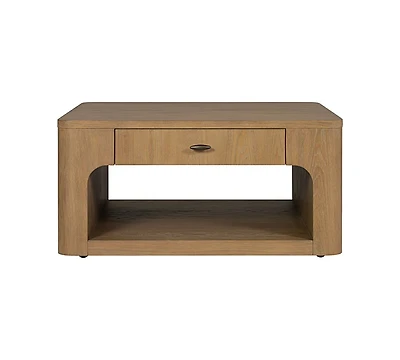 Furniture Nordic 37" Wood Square Coffee Table