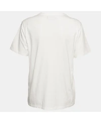 Pre-Owned Isabel Marant Women's White Printed Jersey Crewneck T-Shirt