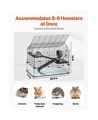 Aostirmotor Panoramic Cat Cage