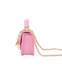 Zomi Gems Girls Tiny Quilted Ballet Charm Handbag, Pink