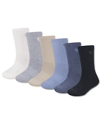 abercrombie kids 6-Pack Neutral Core Crew Socks