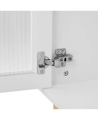 Streamdale Furniture Modern Tv Stand with 2 Drawers & 2 Cabinets, Up to 80