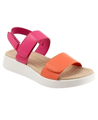Los Cabos Women's Arica Leather Slip-On Sandal