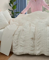 Ugg Devon Tide Ruched 3-Pc. Comforter Set, Full/Queen