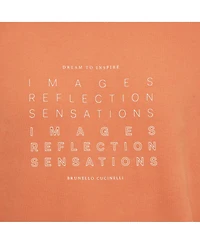 Pre-Owned Brunello Cucinelli Men's ange Printed Cotton Hoodie